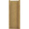 Ekena Millwork 8-in W x 16-in D x 20-in H Balboa Slat Rough Cedar Woodgrain TimberThane Outlooker, Primed Tan OUTUR080X16X20BOA24RCPR - alternate 2